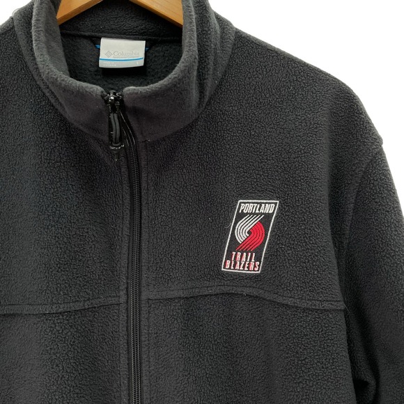 Portland Trailblazer Black Fleece Jacket Mens Large - Picture 3 of 6
